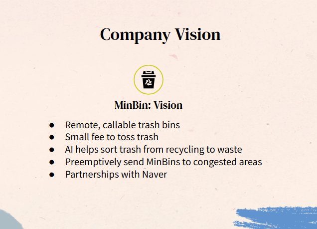 Company vision and product idea