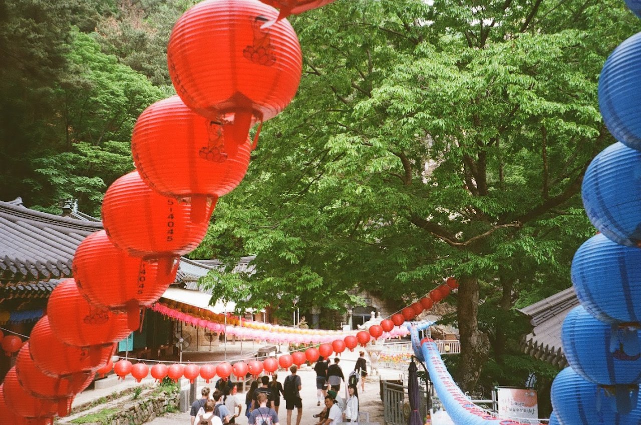 A temple inside of Mount Soyosan